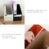 BookEnds Sturdy Cardboard Magazine Holder,High Capacity Magazine Organizer,Magazine Storage Box,Use File Organizer as Book Bins File Holder Bookends of Bookshelves (Color : A) view 3