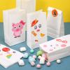 Containlol 200 Pcs Small Paper Lunch Bags 6.7 X 3.54 X 2.36, White view 3