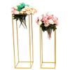 2Pcs Metal Floral Decor Vase Floor Column Stand Road Lead Wedding Supply view 1