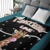 ARTBLANKET Just A Girl Who Loves Giraffe Blanket for Fall Winter Spring All Season Warm Fuzzy 120x90 in for Oversized Microplush Lightweight Thermal Fleece Summer Autumn Blankets for Couch Bed Sofa view 3