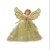 Christmas Tree Pendant Doll, Angel Christmas Tree Topper Pendant Tree Hanging Ornaments Crafts with Silver Wing for Christmas Decorations Tree Ornament view 2