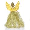 Christmas Tree Pendant Doll, Angel Christmas Tree Topper Pendant Tree Hanging Ornaments Crafts with Silver Wing for Christmas Decorations Tree Ornament view 3