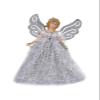 Naysku Christmas Tree Pendant Doll, Angel Tree Topper, Silver Wing, Christmas Decoration view 4