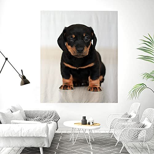 ASSIALL Custom Tapestry with Photo Text Personalized Pet Wall Tapestry Backdrop Customized Picture Wall Hanging Tapestry Home Decor Birthday Wedding Graduation Gift (60" Wx100 H)