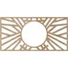 Ekena Millwork 26"W x 13"H x 9 5/8"ID x 3/8"T Hoover Wood Fretwork Pierced Ceiling Medallion, Red Oak view 4