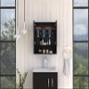 FM FURNITURE Ozark 24" Mirrored Medicine Cabinet with Shelf & Closed Storage for Bathroom view 2