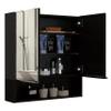 FM FURNITURE Ozark 24" Mirrored Medicine Cabinet with Shelf & Closed Storage for Bathroom view 4