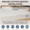 Foamma 4" x 24" x 72" Gel Memory Foam Mattress for RV with Water Resistant Organic Cotton Cover, Firm High Density Foam Base, USA Made, CertiPUR-US Certified Foam view 3
