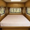 Foamma 4 x 30" x 75" Small Single, Medium Firm Gel Memory Foam (Organic Cotton Cover), Mattress Topper for RV Bunk, Camper, Truck & Travel Trailer, Back Support, CertiPUR-US Certified, Made in USA view 1