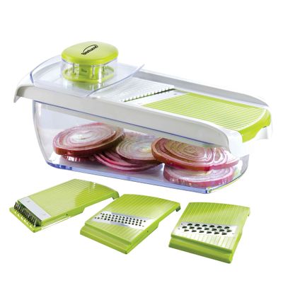 Brentwood KA-5040G Food Slicer, standard, White