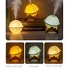 Humidifier, air humidifier, Small Silent Large Fog humidifier for Bedroom, Cold Fog humidifier with Luminous, Portable Planetary Design, Durable and Light view 2