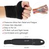 2 Pcs Wrist Compression Strap, Wrist Brace with Thumb Support, Adjustable Sport Wrist Support, for Relief of Arthritis, Wrists, Arm Pain, Protecting Both Right and Left Hands view 3