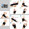 2 Pcs Wrist Compression Strap, Wrist Brace with Thumb Support, Adjustable Sport Wrist Support, for Relief of Arthritis, Wrists, Arm Pain, Protecting Both Right and Left Hands view 4