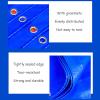 KOOEIN Tarpaulin,Waterproof Heavy-Duty Tarp,Garden Plant Cover,Fabric Tarpaulin with Grommet,Protective Tarp for Car/Boat,Blue+Orange,Customizable,2x2m/6.6x6.6ft view 4