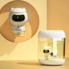 Portable Mini Astronaut/Lion Humidifier, 350ML Portable Air Mini Humidifier, Decorative Cute Astronaut/Lion USB Rechargeable Mini Desk Humidifiers with Quiet Operation and Night Light Function (White Diver) view 2