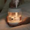 Portable Mini Astronaut/Lion Humidifier, 350ML Portable Air Mini Humidifier, Decorative Cute Astronaut/Lion USB Rechargeable Mini Desk Humidifiers with Quiet Operation and Night Light Function (Yellow Lion) view 4