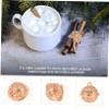 VOSAREA 10pcs Electroplated Tin Alloy Hollow Bells for Diy Decoration Soft Chime for Crafts Key Chains and Wedding Decor view 4