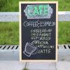 Wall Mounted Chalkboard 31 x 23in Vertical or Horizontal Hanging Wood Frame Message Board for Farmhouse Decor Wedding Restaurant Menu and Home,Paulownia x2,31.5"x23.6" view 2