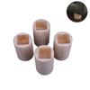 Set of 4 Bed Risers,Furniture Risers,Lifts Height Table Legs,Solid Natural Wood Risers for Bed,Furniture,Table,Sofa,Chair Risers with Non-Slip Recessed Hole,Supports up to 500kg (4x4x5cm) view 3