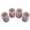 Set of 4 Bed Risers,Furniture Risers,Lifts Height Table Legs,Solid Natural Wood Risers for Bed,Furniture,Table,Sofa,Chair Risers with Non-Slip Recessed Hole,Supports up to 500kg (5x5x10cm) view 1