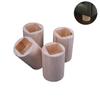 Set of 4 Bed Risers,Furniture Risers,Lifts Height Table Legs,Solid Natural Wood Risers for Bed,Furniture,Table,Sofa,Chair Risers with Non-Slip Recessed Hole,Supports up to 500kg (5x5x5cm) view 4