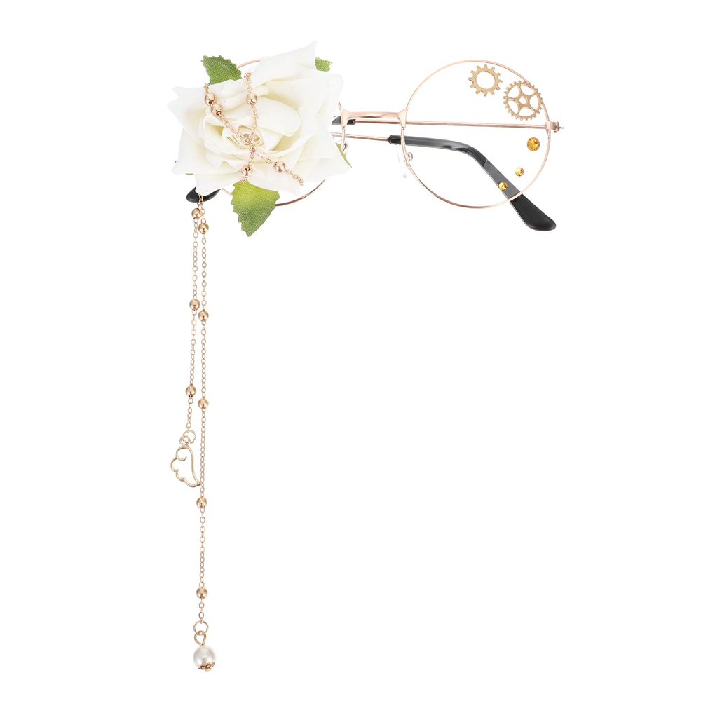 Lolita Glasses Accessories Steampunk Cosplay Retro Gear Glasses for Party for Home/Wall/Room Decor