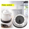 3Pcs Mechanical Kitchen Timer 60 Minute Stainless Steel Egg Countdown Timer with Loud Alarm Short Timer for Cooking, Baking, BBQ, Sports, Study view 3