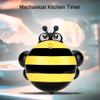 3Pcs Mechanical Kitchen Timer Shaped Rotating Alarm for Cooking Baking Countdown Timer with Loud Alarm Bee Shape Magnetic Egg Timer view 4