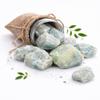 Crocon 2LB Aquamarine Rough Bulk Natural Stone Raw Gemstone Tumbling Cabbing Polishing Mining Chakra Balancing Reiki Healing Good Luck Home Office Decor view 1
