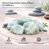 Crocon 2LB Aquamarine Rough Bulk Natural Stone Raw Gemstone Tumbling Cabbing Polishing Mining Chakra Balancing Reiki Healing Good Luck Home Office Decor view 4