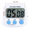 3Pcs Digital Kitchen Timer Magnetic Loud Alarm Clock Cooking Timer with Large LCD Display Countdown Timer for Baking (Batteries Are Not Included) view 3