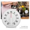 3PC Round Shape Kitchen Timer 60 Minutes Countdown Timer for Cooking and Baking Multipurpose Cook's Clock with Loud Alarm Mechanical Wind Up Timer view 3