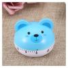 2PC Small Bear Shape Mechanical Kitchen Timer Manual Egg Timer with Loud Alarm Animal Motifs Countdown Timer for Cooking Baking (Color : Brown) view 2
