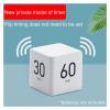 Cube Kitchen Timer Countdown Timer with Gravity Sensor Cook's Timer with Loud Alarm Learn Timer for Cooking Food, Tea, Egg, and as Gym Timer Study Timer 2PC (Size : One each) view 2
