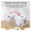 Cube Kitchen Timer Countdown Timer with Gravity Sensor Cook's Timer with Loud Alarm Learn Timer for Cooking Food, Tea, Egg, and as Gym Timer Study Timer 2PC (Size : One each) view 4