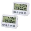 2Pc Digital Kitchen Timer Time Management Magnetic Digital Visual Timer with Large Display Electronic Stopwatch for Cooking Game Baking Exercise view 1