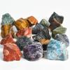 Crocon 2LB Assorted Rough Bulk Natural Stone Raw Gemstone Tumbling Cabbing Polishing Gem Mining Chakra Balancing Reiki and Crystal Healing Good Luck Home Office Dcor view 1