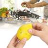 2pcs Mechanical Kitchen Timer Lemon Shape Wind Up Egg Timer for Cooking Baking Stopwatch Countdown Timer Rotating Alarm with Loud Alarm view 2