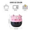 2PC Mechanical Egg Timer Cute Animal Pattern Kitchen Timer with Loud Alarm Countdown Timer for Cooking Food, Tea, Egg, and as Gym Timer Study Timer view 3
