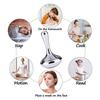 2PC Mechanical Kitchen Timer Stainless Steel Rotating Timer Egg Clock Stopwatch with Loud Alarm Time Management Tool for Cooking Baking view 2