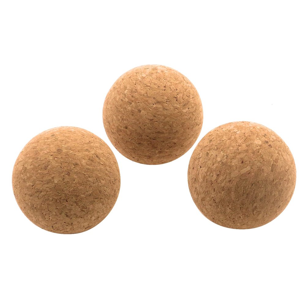 Woogim 3PCS Wine Cork Ball 50mm Wine Bottle Wooden Cork Ball Stoppers for Wine Decanter Carafe