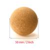 Woogim 3PCS Wine Cork Ball 50mm Wine Bottle Wooden Cork Ball Stoppers for Wine Decanter Carafe view 2