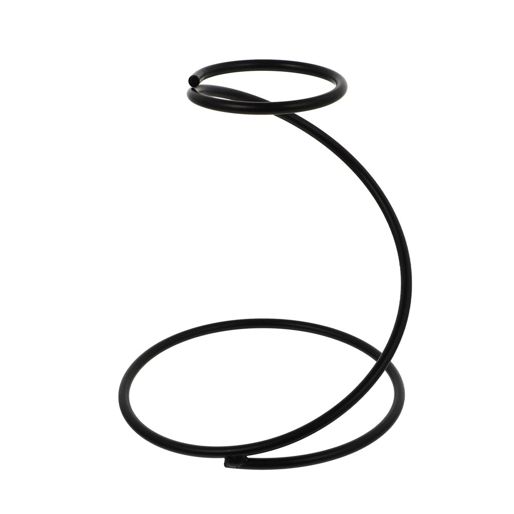 Hemoton 1pc Black Snake Shape Coffee Dripper Stand Practical Iron Filter Cup Holder for Easy Brewing Smooth and Rustproof Design for Coffee
