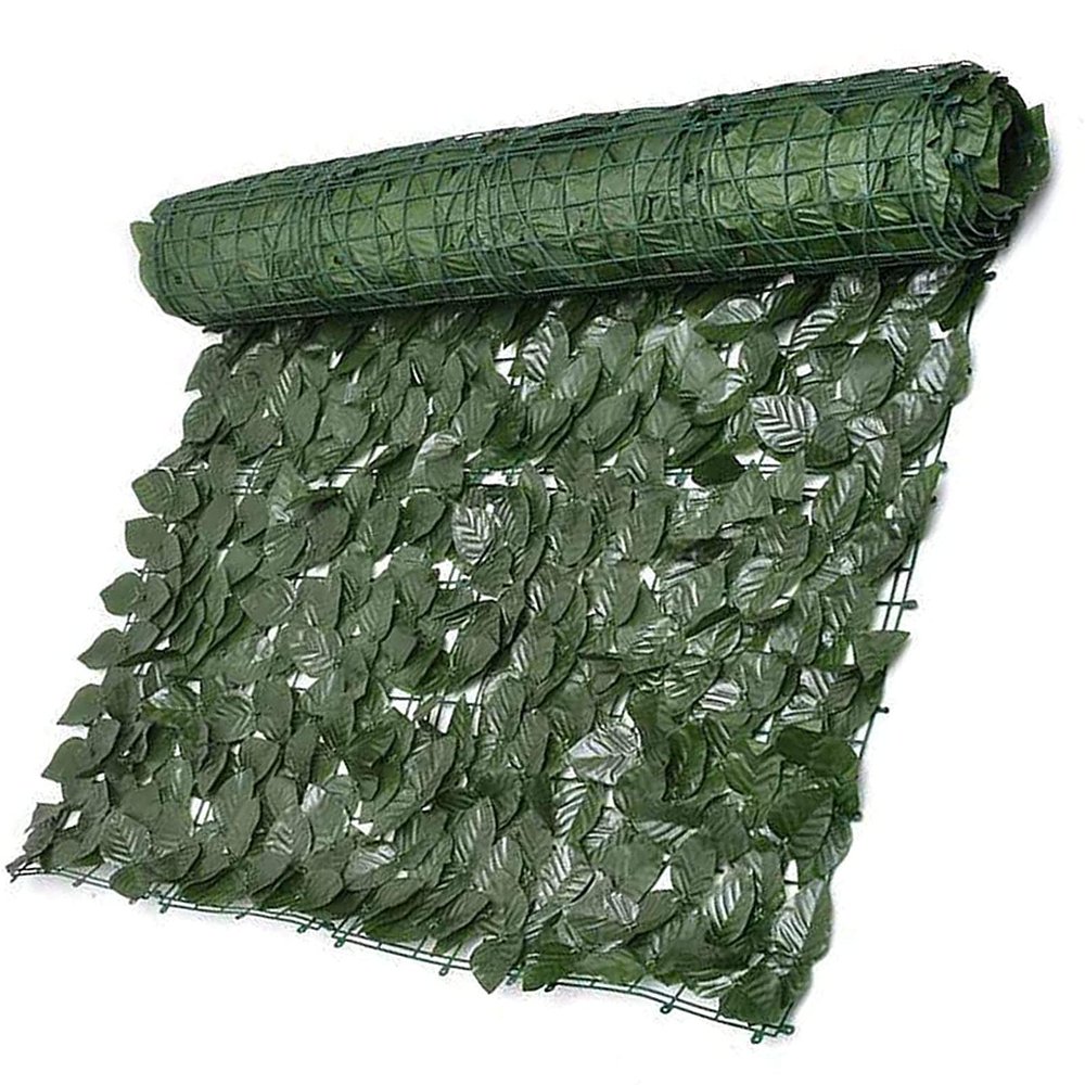 BAILR Artificial Ivy Privacy Fence Screen 3.3x3.3ft/1x1m, Artificial Faux Ivy Privacy Fence Screen Leaf Vine Decoration Panel, Natural Looking Artificial Hedge for Outdoor