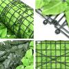 BAILR Artificial Ivy Privacy Fence Screen 0.8x1.6ft/0.25x0.5m, Privacy Wall, Privacy Screen, Artificial Faux Ivy Hedge Leaf & Vine Privacy Fence Wall Screen, Decoration for Outdoor, Garden, Yard view 3