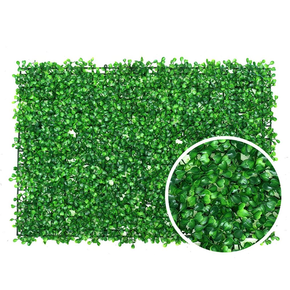 BAILR Grass Wall Privacy Screen UV Protected 24pcs, Artificial Boxwood Hedge Wall Panels Topiary, Faux Plant Backdrop for Outdoor Indoor Garden Fence Backyard Home Decor Greenery Walls