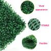 BAILR Grass Wall Privacy Screen UV Protected 24pcs, Artificial Boxwood Hedge Wall Panels Topiary, Faux Plant Backdrop for Outdoor Indoor Garden Fence Backyard Home Decor Greenery Walls view 2