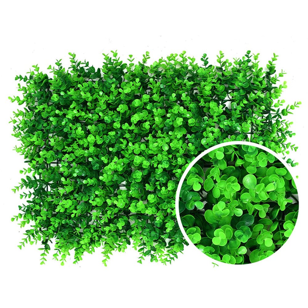 BAILR Faux Boxwood Hedge Wall Panels 2pcs, Artificial Hedge Plant, Greenery Panels Suitable for Both Outdoor or Indoor Use, Garden, Backyard and/or Home Decorations, Boxwood