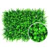 BAILR Faux Boxwood Hedge Wall Panels 2pcs, Artificial Hedge Plant, Greenery Panels Suitable for Both Outdoor or Indoor Use, Garden, Backyard and/or Home Decorations, Boxwood view 1
