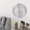 Spring Pet Products Personalized Family Name Tree of Life Indoor Outdoor Steel Wall Sign Metal Art Silver / 30" view 1